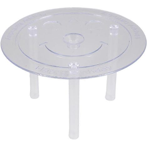 Supports à gâteaux pour présentoir à plusieurs niveaux (5 niveaux : 9/12/16/20/26 cm) avec 20 tiges en plastique. (1/5)