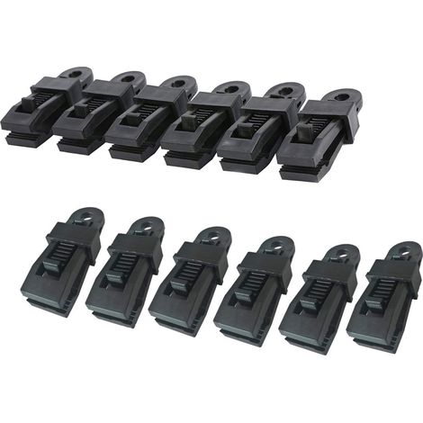 Ensemble de clips pour bâche, pinces de fixation, clips de fixation pour tente et auvent de tente pour le support des toits en bâche (1/5)