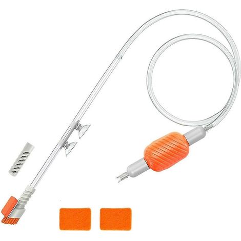 Aspirateur pour gravier d'aquarium, siphon pour changement d'eau manuel (1/5)