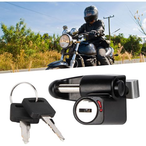 Antivol universel pour casque de moto, verrou de sécurité adapté aux tuyaux flexibles de 22 mm. (1/5)