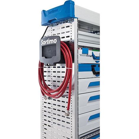 Porte tuyau Sortimo adapté à Workmo Plaque trouée alu