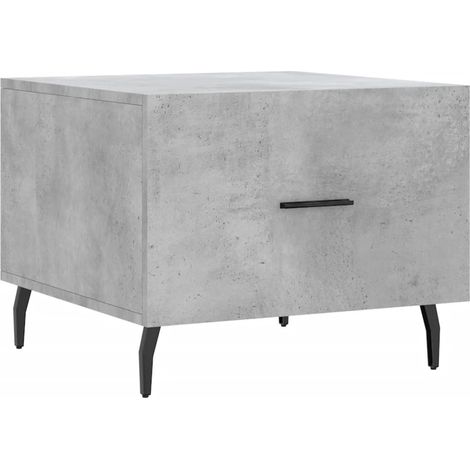 Maison Exclusive - Tavolino Salotto Grigio Cemento 50x50x40 cm Legno Multistrato