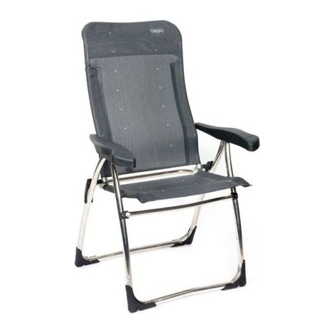 SILLA ALUMINIO RESPALDO RECLINABLE 7 POSICIONES