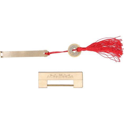 Mini cadenas Vintage à espacement de 4.4cm, boîte à bijoux sculptée dédiée avec clé (1/5)
