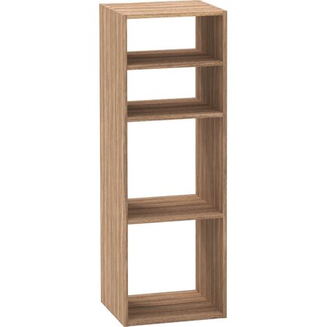 SpaceQub 4-stöckiges Regal 34,5 x 32 x 100,5 cm 7house
