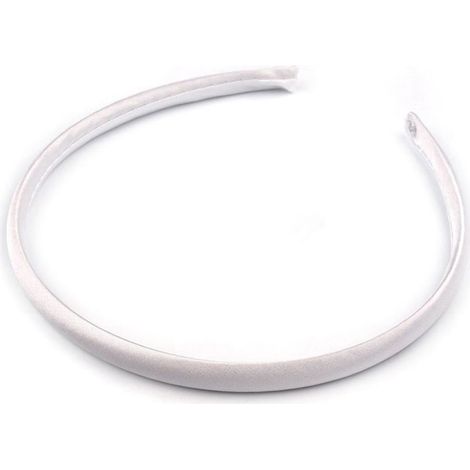 Diadema M01 - blanco satinado Diadema M01 blanco (1/2)