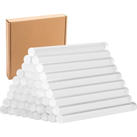 Baton de Colle Chaude 7 x 100 mm, 100 Pièces Bâtons de Colle Transparents pour Pistolet à Colle Universels, Haute Adhérence, Séchage Rapide – Idéal pour Bricolage, Artisanat, Réparations (1/5)