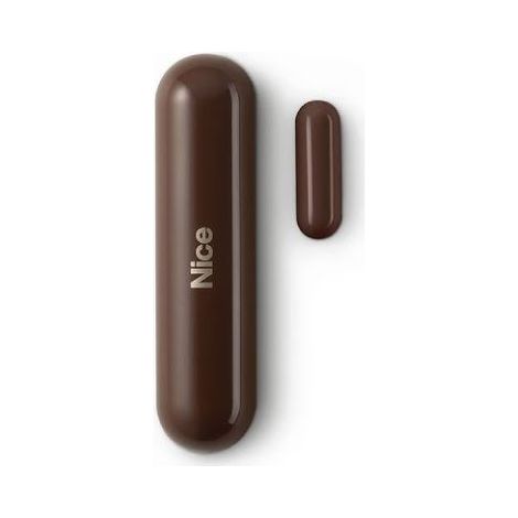 Détecteur d'ouverture magnétique ZWave MARRON - NICE - (1/2)