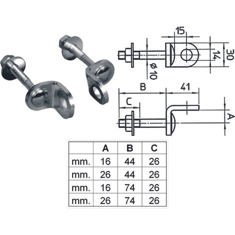 OCCHIOLI FISSI VIRO 74x16 mm (1/2)