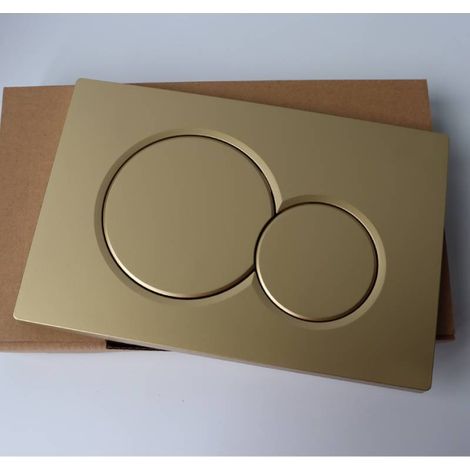 Gilt für Geberit Sigma01 Betätigungsplatte für 2-Mengen-Spülung: Goldstrahl (115.770.JQ.5)