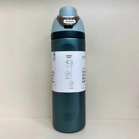 Gourde Owala FreeSip en acier inoxydable 24/32 oz - Vert d'hiver (1/2)