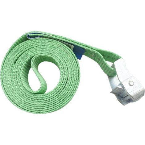 Correa de transporte Biketec 35MM/3MB con hebilla autoblocante, verde (homologada)