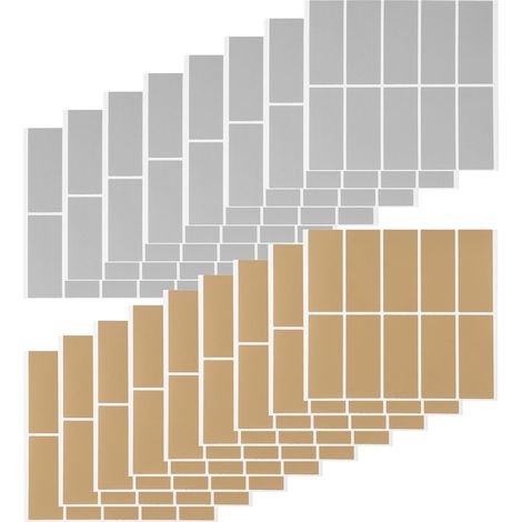 autocollants à gratter surface en papier autocollante