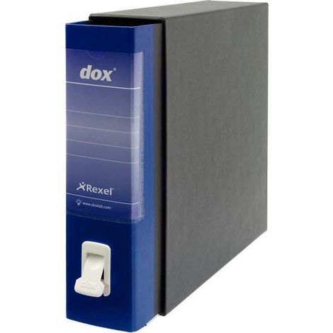 Rexel D26204 Ringmappe Foolscap Schwarz, Blau (1/4)