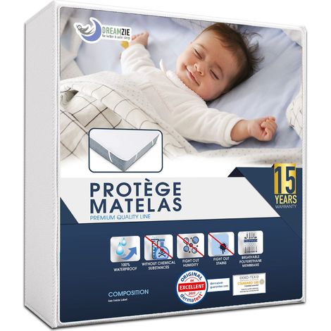 Protege Matelas 70x160 - Alèse Imperméable - Coton (1/5)