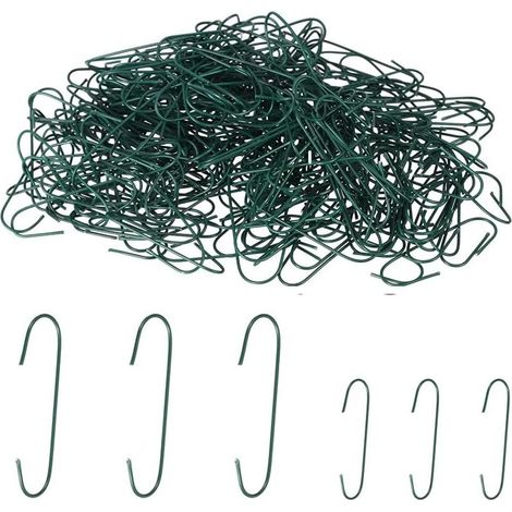 Arbre de Noël Boules Boules Crochets en Métal, pour Arbre de Noël Maison Cuisine Décoration de Fête Anniversaire, Vert (Pack de 300) (1/5)