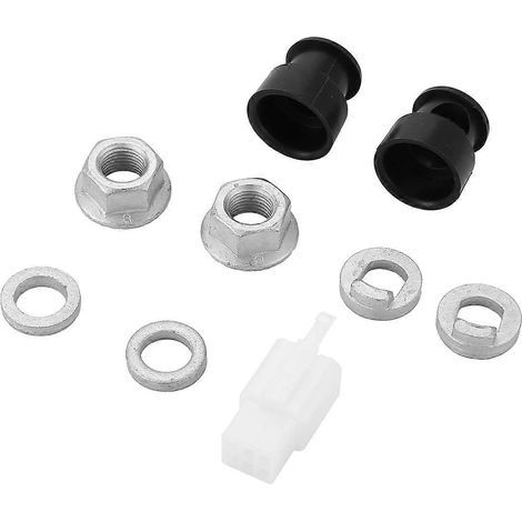 Écrou de blocage/rondelle de blocage/entretoise/cache-écrou pour moteur de moyeu de vélo électrique avec axe de 12 mm (1/4)