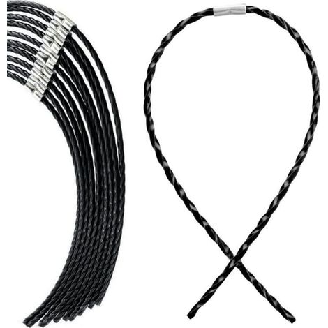 Lot de 10 Fil Extra Résistant Bosch F016800431 pour débroussailleuse AFS 23–37 bobines de fil pour débroussailleuse AFS 23-37, 37x3,5 mm (1/4)