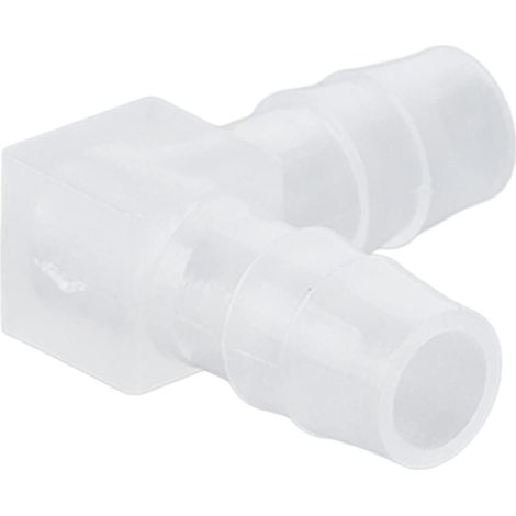 10 Pcs Coude Tuyau Barb En Plastique Raccord 90 Degrés Égal Barbelé Joint Adaptateur L Forme pour Aquarium 8 mm (1/5)