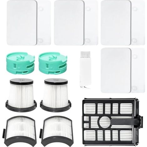 Applicable Filtre de rechange pour Shark IW3611/ IW3612, pour W3612EU IW3612AMZEU IW3611EU IW3611DE,ouate filtrante,filtres en mousse de base,jeux de préfiltres de base,cartouches anti-odeurs,filtres 