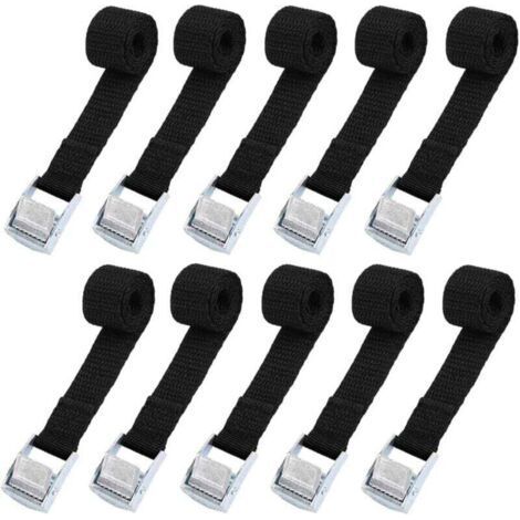 10pcs 2×39cm Tie Down Strap Fastener Set for Motorcycle/Car/Bike Door Securing Straps Max Load 500kg (1/4)