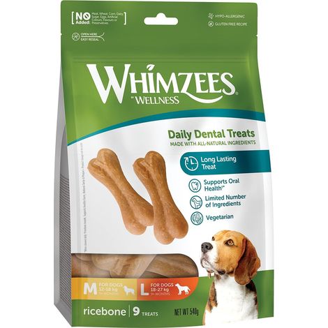 Whimzees Rice Bone Pre Pack - std - 289932