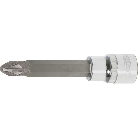 1/2" CHROMEplus Bit-Stecknuss, lang, PZ1 (1/3)