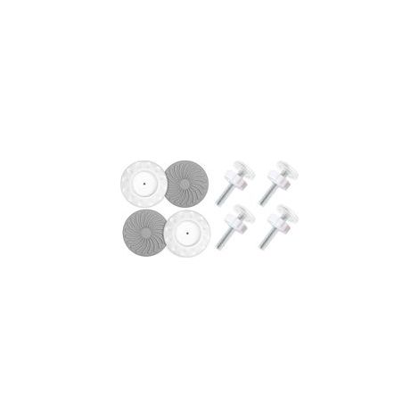 Lot de 8 Barrières de Sécurité Bébé et Animaux, Fixation par Pression ou Vis, pour Portes, Escaliers et Murs, Protection Maison (1/4)