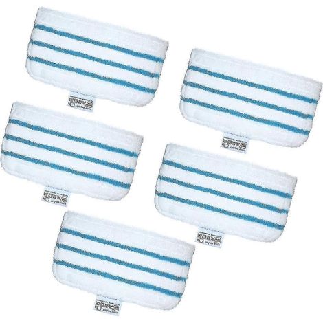 Lot de 5 lingettes de rechange pour balai vapeur Black + Decker FSM1610/FSM1630 - Lingettes lavables (1/5)
