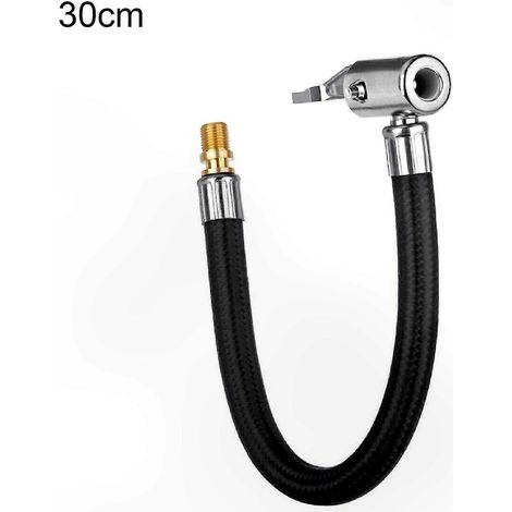 Tuyau de pompe à air universel avec embout pour le gonflage des pneus de vélo et de véhicule (1/5)