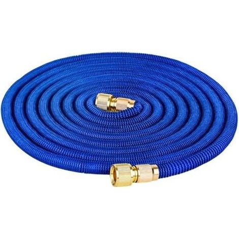 Garden FutureTuyau arrosage extensible 5m, rétractable avec fixations métal, pour irrigation et nettoyage