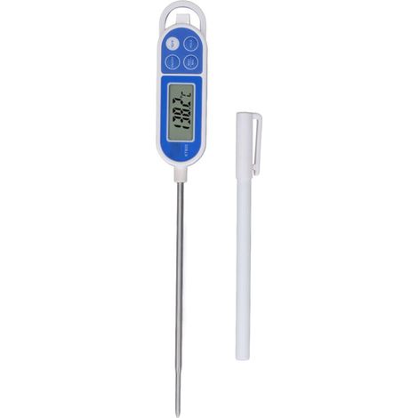 Digitales Thermometer mit langer Sonde, schneller Reaktionszeit, Hintergrundbeleuchtung, wasserdichtes Temperaturmessgerät zum Kochen von Fleischgerichten (1/5)