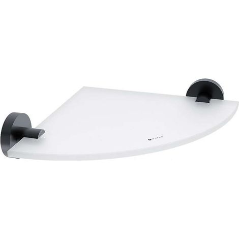 Nimco Unix - Eckablage, Glas matt/schwarz matt UNC 13091RB-90