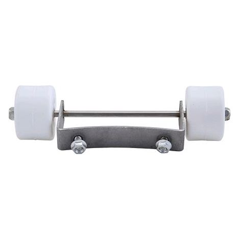 Coppia Ruote Stufa A Fungo 59 Mm - Ricambio Per Stufa Acciaio Inox