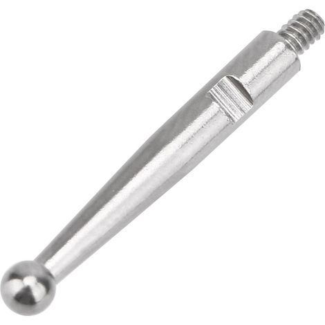 Tige de palpeur M1.4 en acier au tungstène, tête rubis, pour comparateur à cadran, queue d'aronde, sonde de mesure, 6 pièces. (1/5)