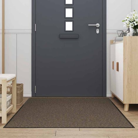 Paillasson,Tapis d'entrée marron 115x200 cm CFW938689 (1/5)