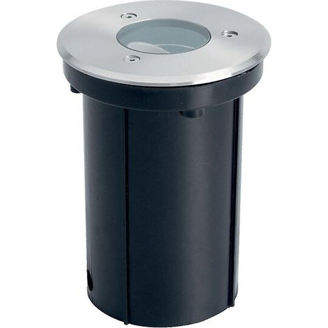 Spot encastré extérieur de sol rond à équiper max. 50 W GU10 Ø110 mm IP65-IK08 - ASLO