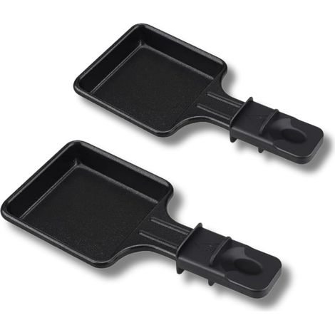 Poêlon à Raclette Carré Antiadhésif - Lot de 1 à 12 - Compatible Tefal - Design Ergonomique (1/5)