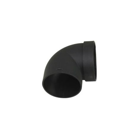 Raccord de sortie d'air coudé pour chauffage sur pied, tuyau coudé, en PVC, 75 mm (1/5)