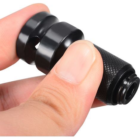 Acouto / 2 dans la clé à Impact de Puissance de Conduite / 4 dans l'adaptateur de Socket de Shank Hex (BLACK) (1/5)