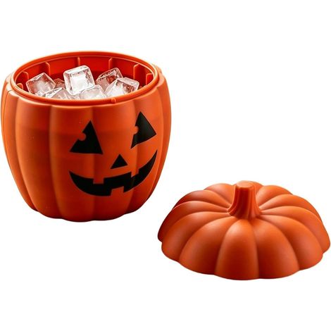 Seau À Glace avec Couvercle Conteneur De Refroidissement Réutilisable en Seau à bloc de glace Pour Fête D'Halloween Maison Appartement Hôtel Bar Réfrigérateur Vin Cocktail (1/5)