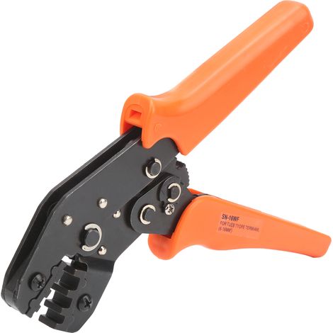 Pince à sertir SN-16WF pour fils et cosses, 10‑6 AWG, outillage industriel mini, sertisseuse manuelle. (1/5)