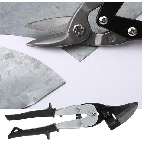Ciseaux à tôle de 25 cm (10 po) robustes, en acier au chrome-molybdène, outil manuel (1/5)