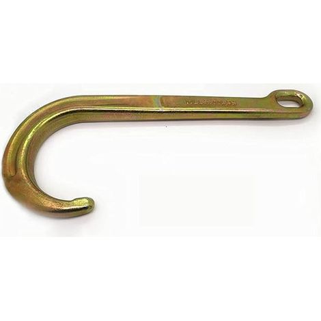 Car Trailer Hook J Type Hanging Chain Double Hook, 5T Brake Rope Trolley Rope Transport Chain (1/5)
