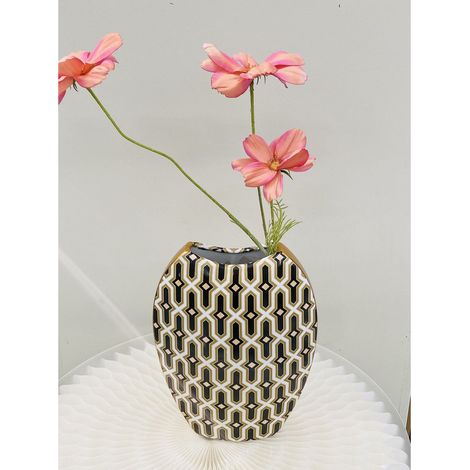 Vase Vintage en Porcelaine - Petit Vase Décoratif de Style Rétro - Modèle CV11280-10 - PANGIVO (1/4)
