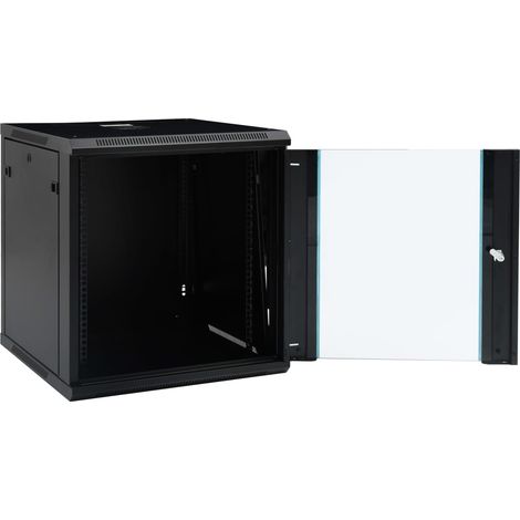 Maison Exclusive - Armadietto di Rete a Parete 12U da 19" IP20 600x600x640 mm
