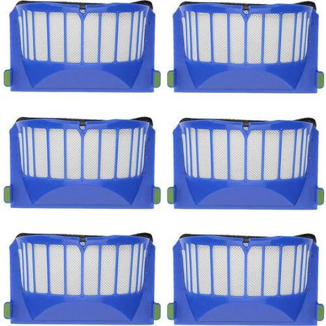 Confezione da 6 filtri compatibili con la serie Roomba 600 - Ricambi per i modelli 694, 692, 650, 660 e 651 - Ricambi per iRobot Roomba (1/5)
