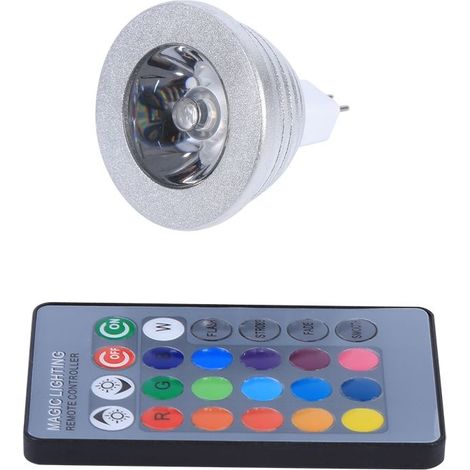Ampoule de projecteur LED, ampoule à couleur changeante 300 lumens pour la décoration de fête, le salon de la maison
