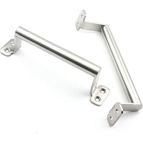Poignée en acier inoxydable simple poignée de porte antivol moderne poignée de porte(2 pièces) (1/5)