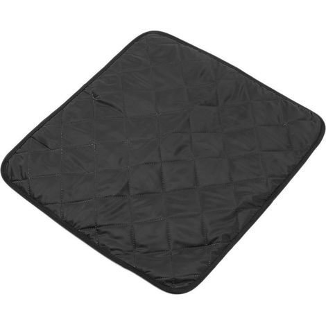 Lot de 2 coussins multifonctionnels, réutilisables et absorbants pour chaise, canapé et fauteuil roulant (noir) (1/5)